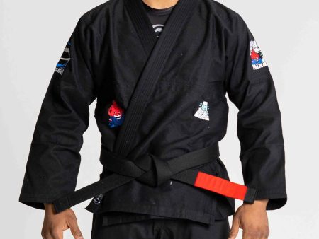 Hikaru & Waza Ultra Lite 300 BJJ Gi Black by Fuji Fashion