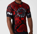 Oni vs. Anaconda Short Sleeve Rashguard Red by Fuji Online Sale