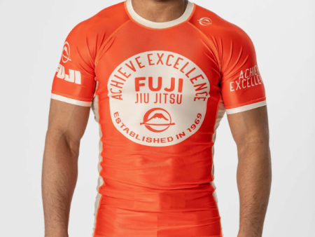 Achieve Excellence Flex Lite Rashguard Orange by Fuji Hot on Sale