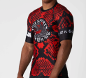 Oni vs. Anaconda Short Sleeve Rashguard Red by Fuji Online Sale