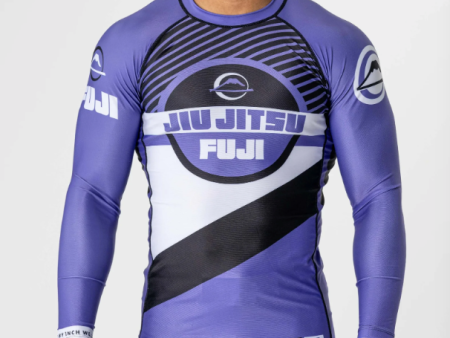 Pacer Flex Lite Long Sleeve Rashguard Purple by Fuji Online Hot Sale