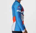 Pacer Flex Lite Long Sleeve Rashguard Blue Red by Fuji (Copy) Online Hot Sale