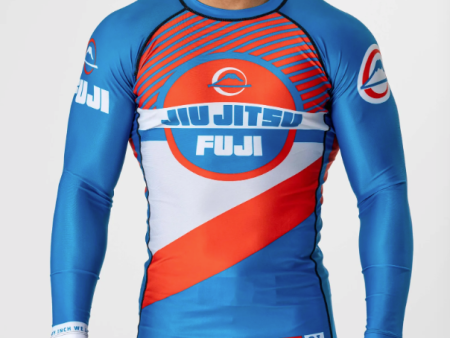 Pacer Flex Lite Long Sleeve Rashguard Blue Red by Fuji (Copy) Online Hot Sale