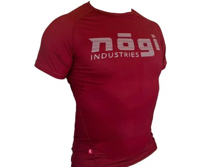 Core Short Sleeve Rash Guard - MERLOT RED Online