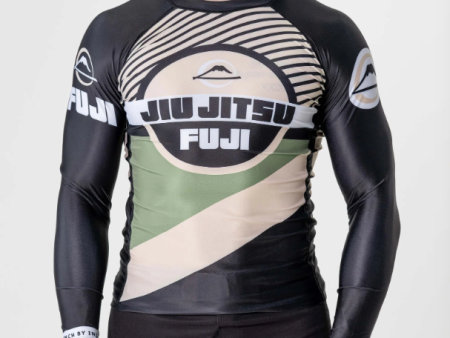 Pacer Flex Lite Long Sleeve Rashguard Black by Fuji Online now