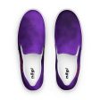 Purple Smoke Men’s Slip-on Canvas Shoes by Nogi Industries Online Sale