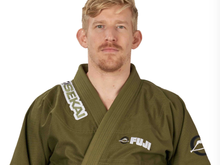 Sekai 2.0 BJJ Gi by Fuji Sports - Military Green For Cheap