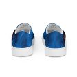 Blue Smoke Men’s Slip-on Canvas Shoes by Nogi Industries Online Hot Sale