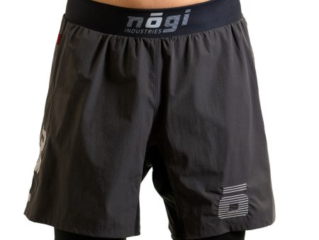 Ghost 7  Premium Lined Grappling Shorts - New Jersey Gray Online