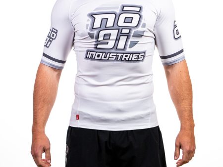 7Four Short Sleeve Rank Rash Guard White by Nogi Industries Sale