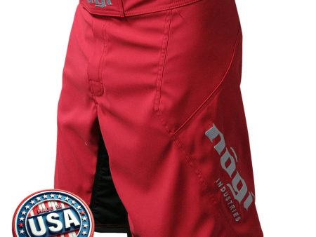 Phantom 3.0 Fight Shorts - Candy Apple Red by Nogi Industries - MADE IN USA - Limited Edition Supply