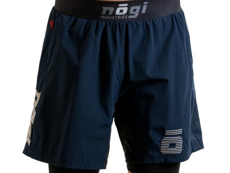 Ghost 7  Premium Lined Grappling Shorts - Neptune Blue by Nogi Industries Fashion