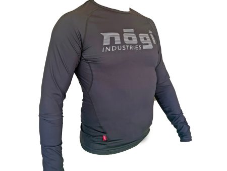 Core Long Sleeve Rash Guard - NEW JERSEY GRAY Hot on Sale