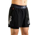 KIDS Ghost Premium Lined Grappling Shorts - Obsidian Black Sale