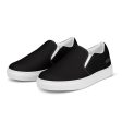 Core Black Men’s Slip-On Canvas Shoes by Nogi Industries Discount