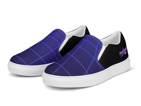 Crystal Vision Men’s Slip-On Canvas Shoes by Nogi Industries For Sale