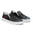 Black Smoke Men’s Slip-on Canvas Shoes by Nogi Industries Online now