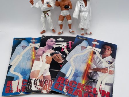 Rickson Gracie 3 Figure Lot (Loose) Online Sale