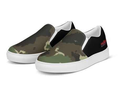 Dutch Camo Men’s Slip-On Canvas Shoes by Nogi Industries Online Hot Sale