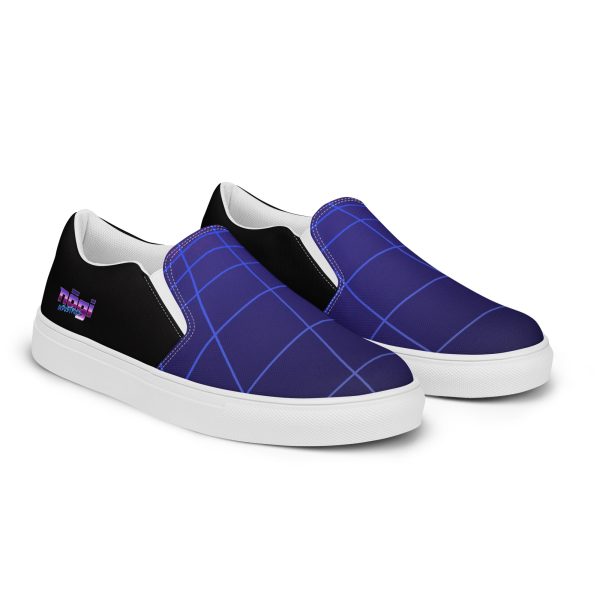 Crystal Vision Men’s Slip-On Canvas Shoes by Nogi Industries For Sale