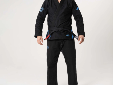 Flow-Tech BJJ Gi Black & Blue & Gray by Fuji on Sale