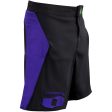 Volt 3.0 Extra Duty Fight Shorts - Black & Purple Supply