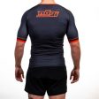 7Four Short Sleeve Rank Rash Guard Black by Nogi Industries For Cheap