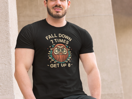 Fall Down Unisex Organic Cotton T-Shirt by Kaizen Athletic Sale