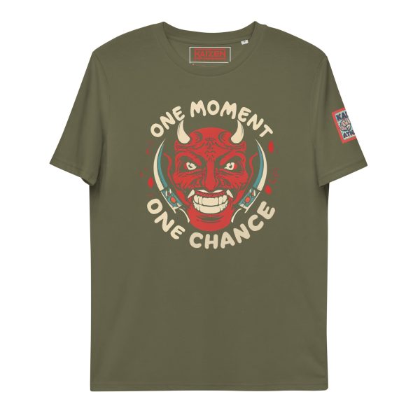 One Moment Unisex Organic Cotton T-Shirt by Kaizen Athletic Fashion