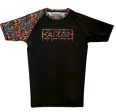 Neon Nights Men s Short Sleeve Rash Guard by Kaizen Athletic Fashion