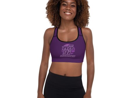 7Four PURPLE Padded Sports Bra by Nogi Industries Supply