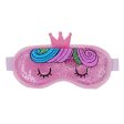 Šildanti šaldanti akių kaukė - miego akiniai beOSOM Hot & Cold Eye Mask, rožinė, su minkštais rutuliukais For Sale