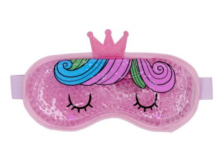 Šildanti šaldanti akių kaukė - miego akiniai beOSOM Hot & Cold Eye Mask, rožinė, su minkštais rutuliukais For Sale