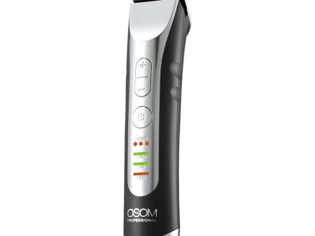 Profesionali plaukų kantavimo mašinėlė - trimeris OSOM Professional Hair Trimmer OSOMHTCHC338, LiFePo4 baterija, 100-240 V, 50 60 Hz, pilkos spalvos Online