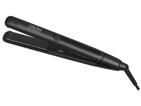 Plaukų tiesintuvas Osom Professional Black Hair Straightener, juodos spalvos, 25 mm, 48 W, 130 - 230°C +dovana Previa plaukų priemonė Sale