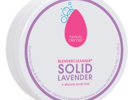 Makiažo kempinėlių valiklis BeautyBlender Solid, su levandomis, 28 g +dovana Previa kosmetikos priemonė Hot on Sale