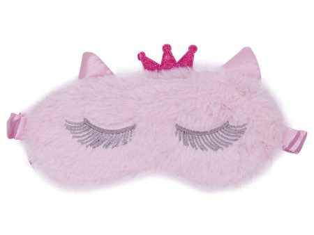 Šildanti šaldanti akių kaukė - miego akiniai beOSOM Hot & Cold Eye Mask, rožinė, su kailiuku For Cheap