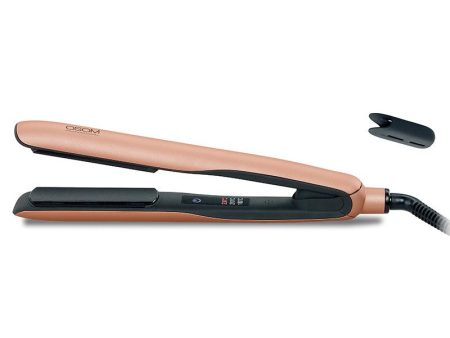 Plaukų tiesintuvas OSOM Professional Rose Gold Hair Straightener OSOMV11ST, su juodom keraminėm plokštelėm ir vibracijos funkcija, 180 - 230°C Online now