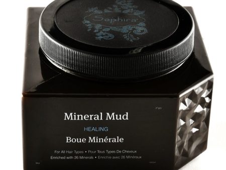 Kaukė-mineralinis purvas plaukams Saphira Mineral Mud SAFMM4 su Negyvosios jūros mineralais, 1000 ml +dovana Previa plaukų priemonė Supply