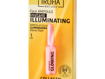 Greito poveikio, veido odą skaistinanti ampulė Iroha Instant Flash Glowing Ampoule Shot, 1,5 ml Hot on Sale