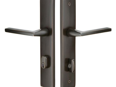 Emtek 8442BALH Entry KyOS , Stretto , 10  Plt , Basel Lever , LH Fashion