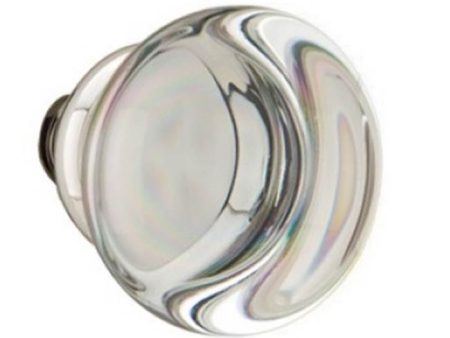 Emtek C8220PC Concealed , Privacy , Oval Rosette , Providence Crystal Knob Fashion