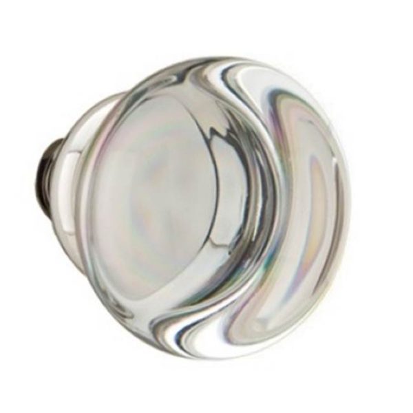 Emtek C8220PC Concealed , Privacy , Oval Rosette , Providence Crystal Knob Fashion