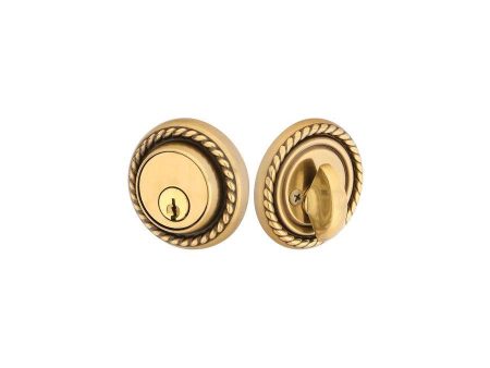 Emtek 8464 Deadbolt , Single , Rope Fashion