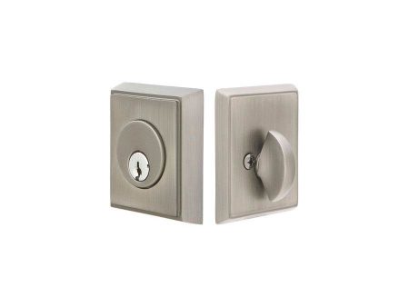 Emtek 8468 Brass Rect Deadbolt , Single Cheap